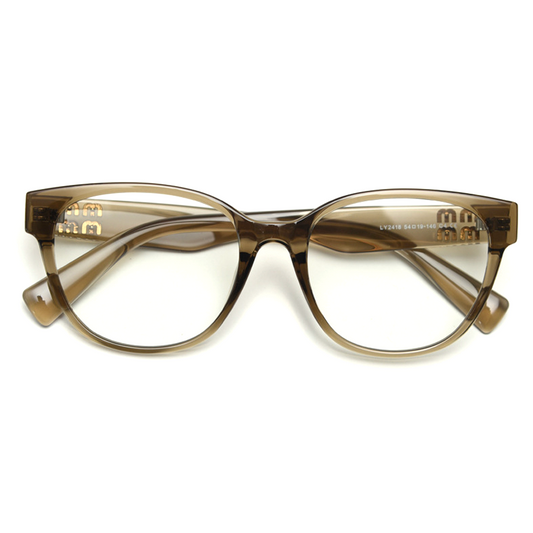 Aesthetic Horn Full-Rim Eyeglasses