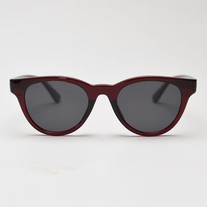 Wayfarer Round Full-Rim Polarized Sunglasses