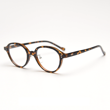 Amity Oval Full-Rim Eyeglasses