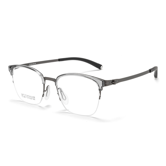 Catch Browline Semi-Rimless Eyeglasses