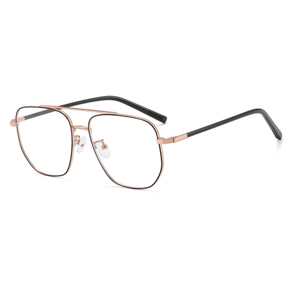 Breathe II Aviator Full-Rim Eyeglasses