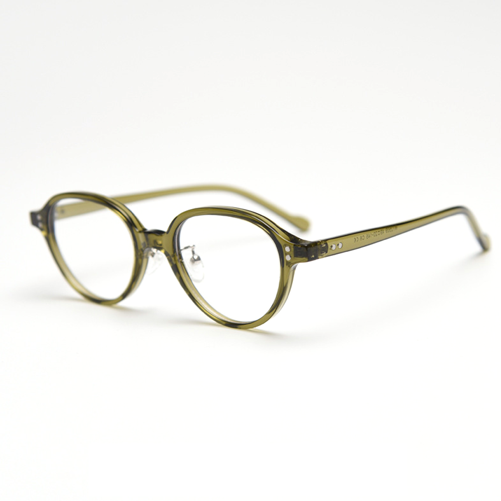Amity Oval Full-Rim Eyeglasses