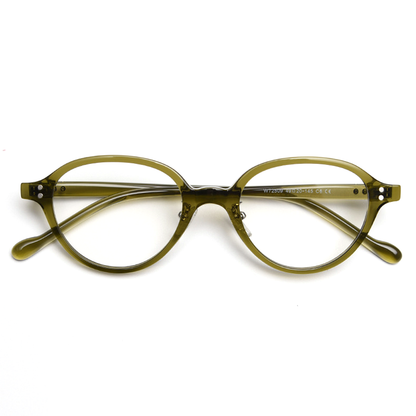 Amity Oval Full-Rim Eyeglasses