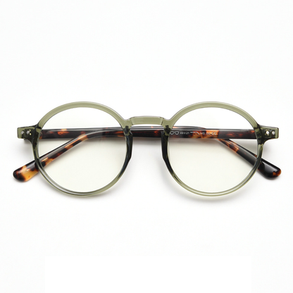 Arden Round Full-Rim Eyeglasses