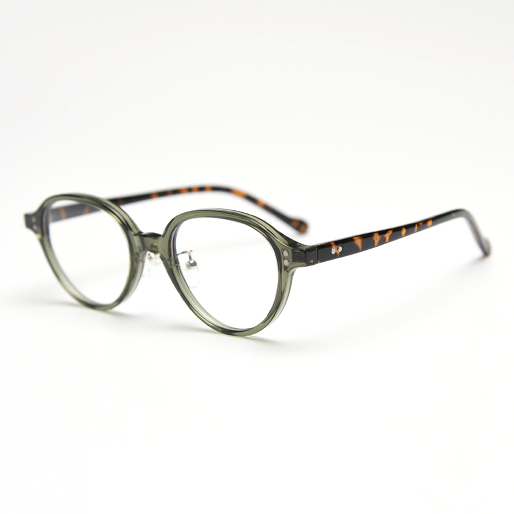Amity Oval Full-Rim Eyeglasses