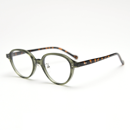 Amity Oval Full-Rim Eyeglasses
