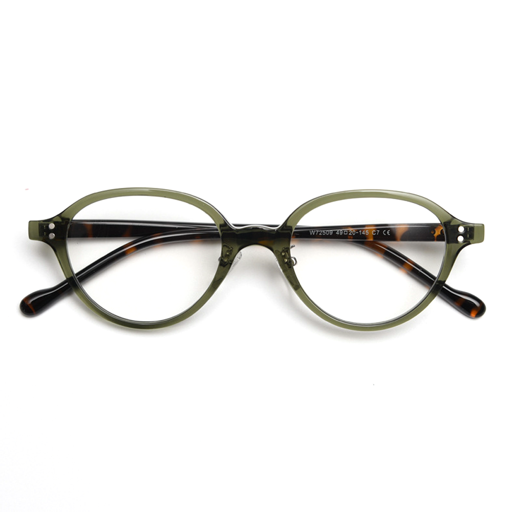Amity Oval Full-Rim Eyeglasses