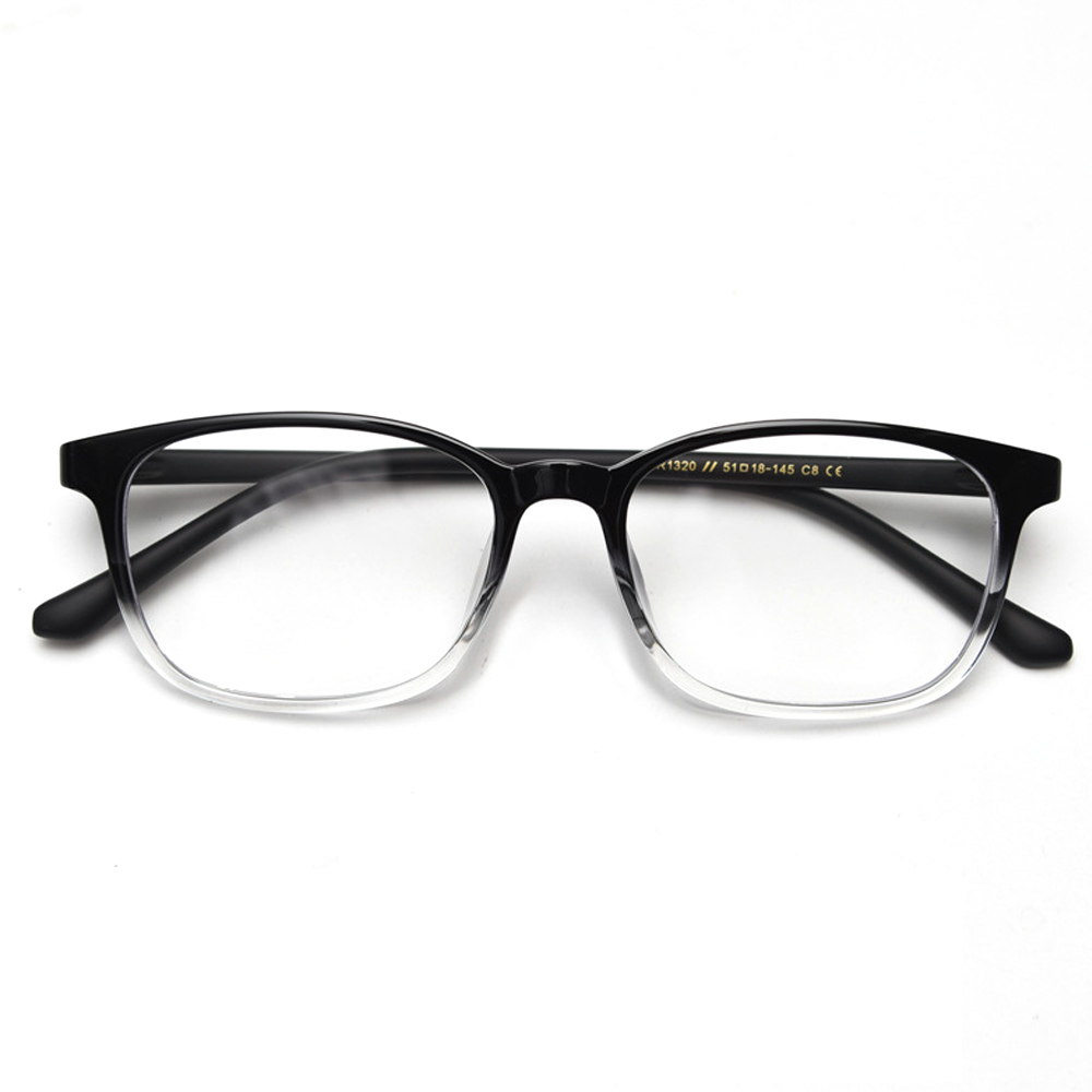 Ember Rectangle Full-Rim Eyeglasses