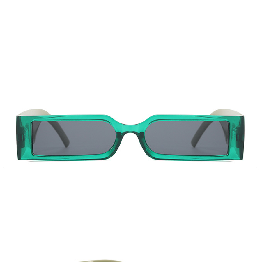 Koontz Rectangle Rimless Sunglasses