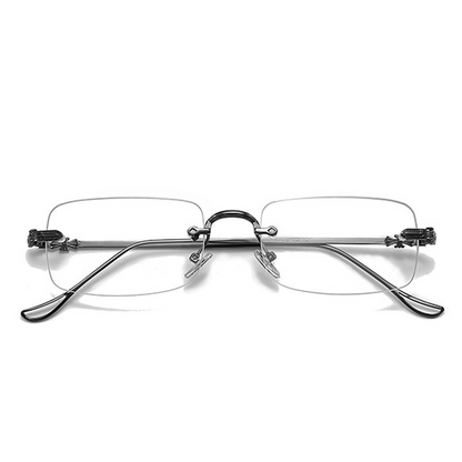 Woodrow Rectangle Rimless Eyeglasses