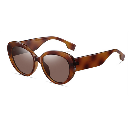 Lauren Oval Full-Rim Polarized Sunglasses