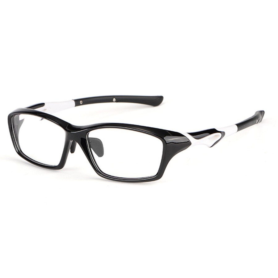 Esme Rectangle Full-Rim Sports Eyeglasses