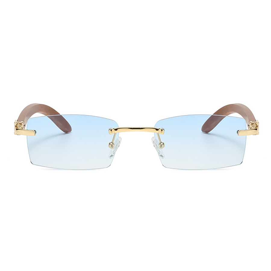 Coastline Rectangle Rimless Sunglasses