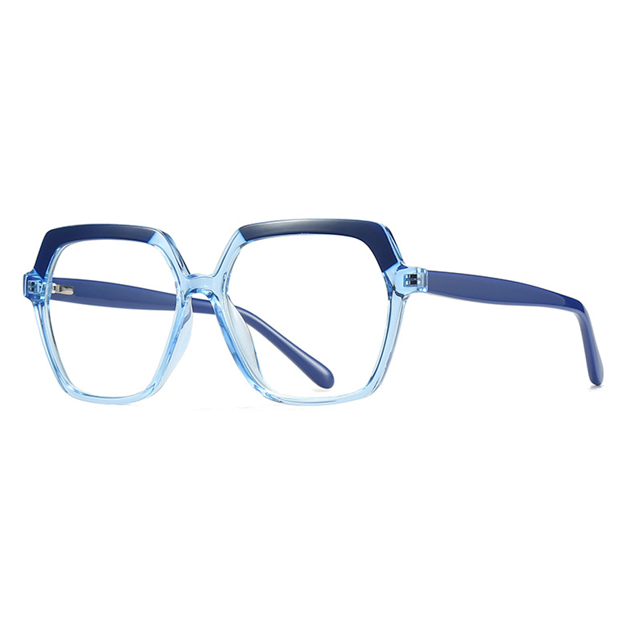 Notus Geometric Full-Rim Eyeglasses