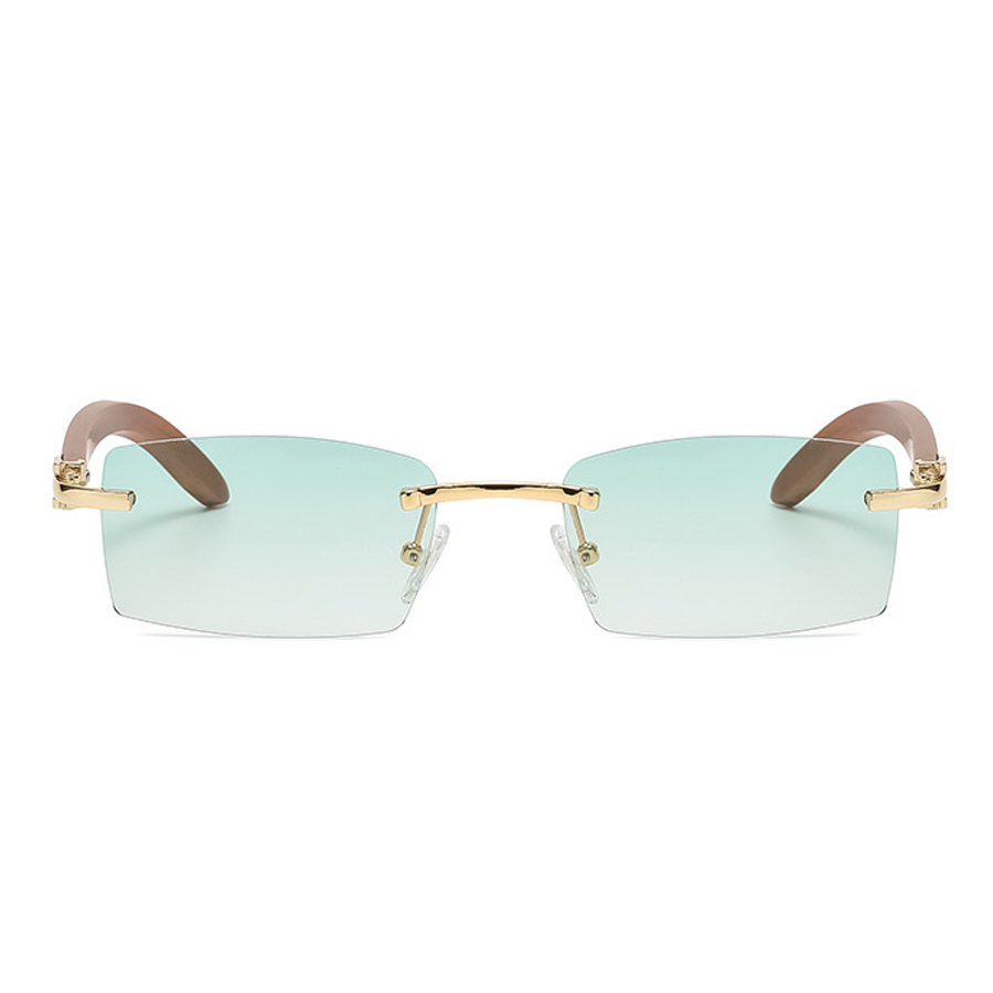Coastline Rectangle Rimless Sunglasses