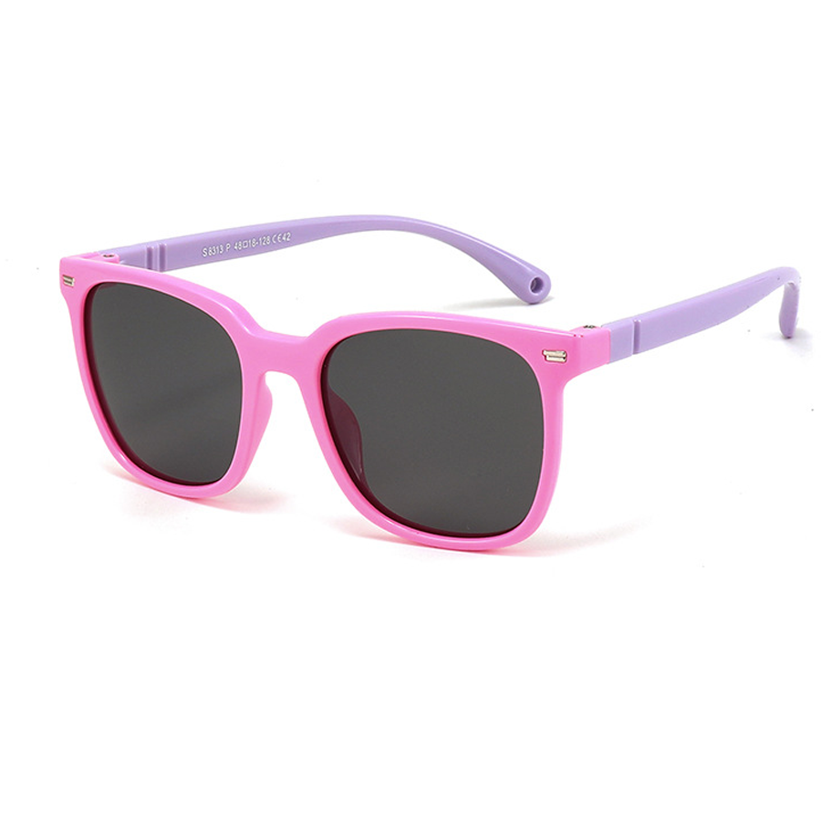Vinca Square Full-Rim Polarized Sunglasses