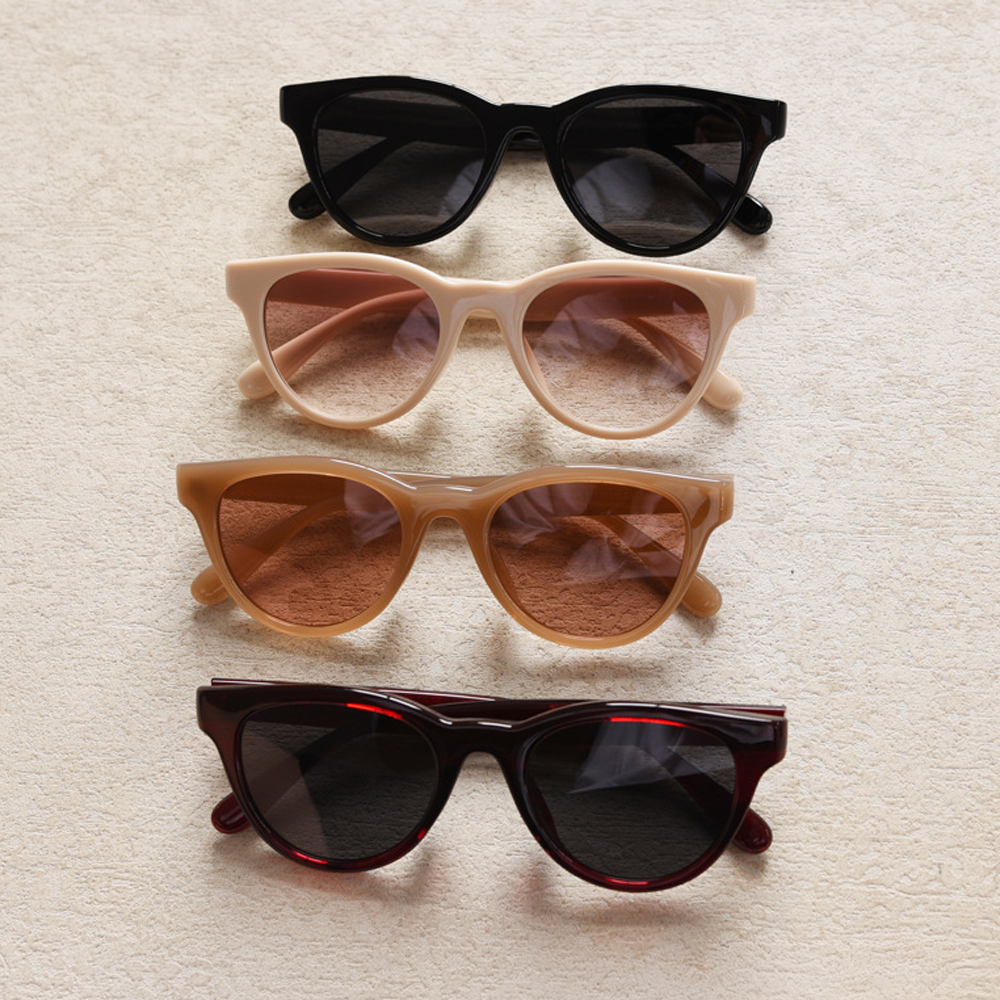 Wayfarer Round Full-Rim Polarized Sunglasses