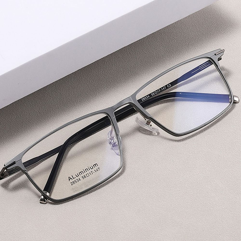 Quill Rectangle Full-Rim Eyeglasses