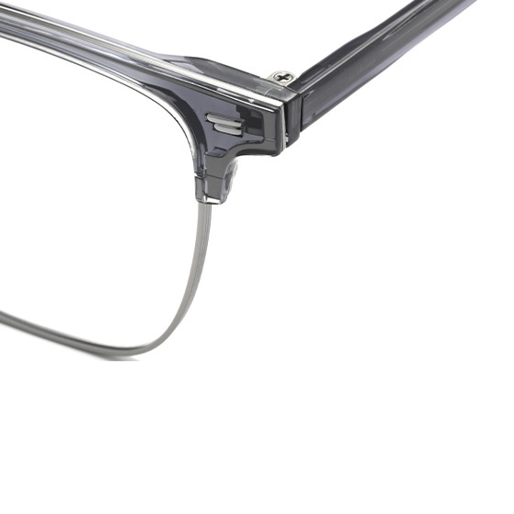 Moore Browline Semi-Rimless Eyeglasses
