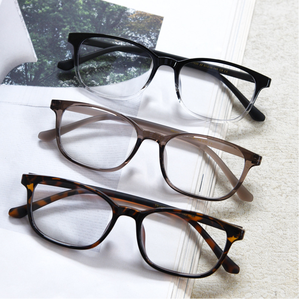 Ember Rectangle Full-Rim Eyeglasses