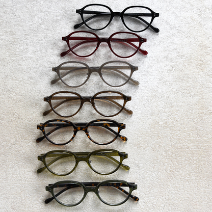 Amity Oval Full-Rim Eyeglasses