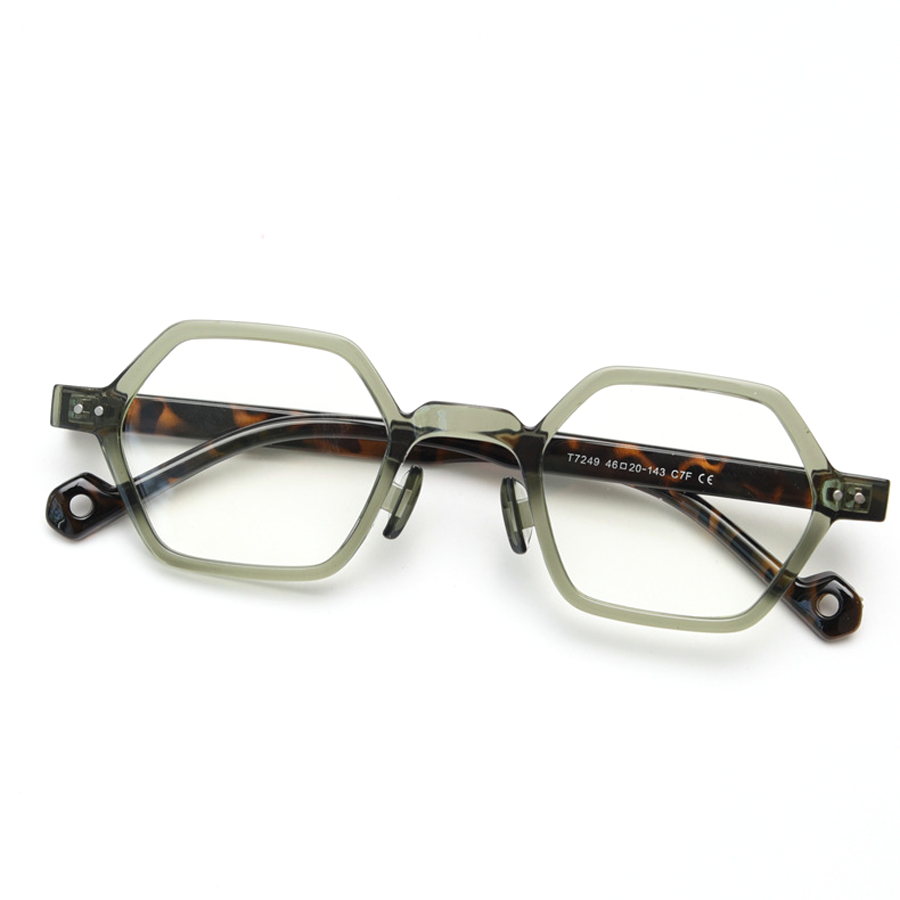 Gerania Geometric Full-Rim Eyeglasses