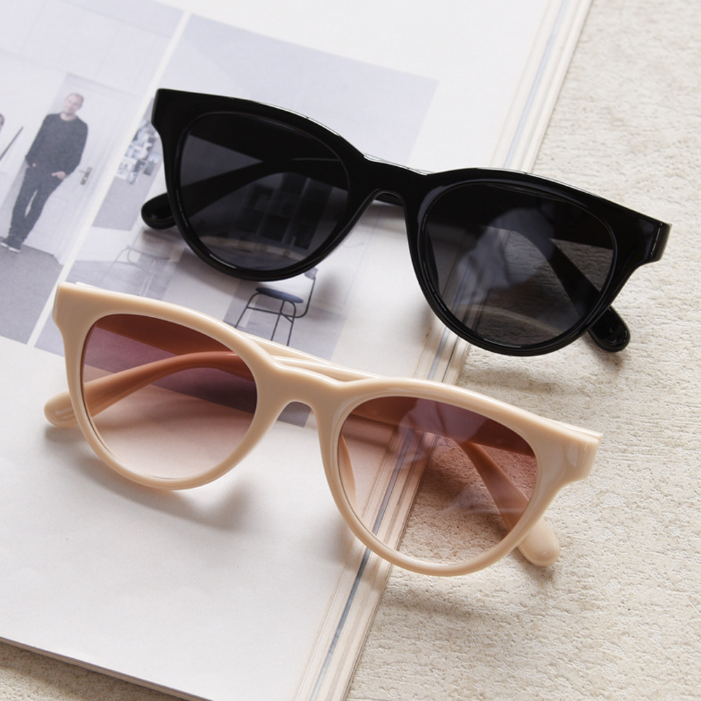 Wayfarer Round Full-Rim Polarized Sunglasses