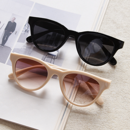 Wayfarer Round Full-Rim Polarized Sunglasses