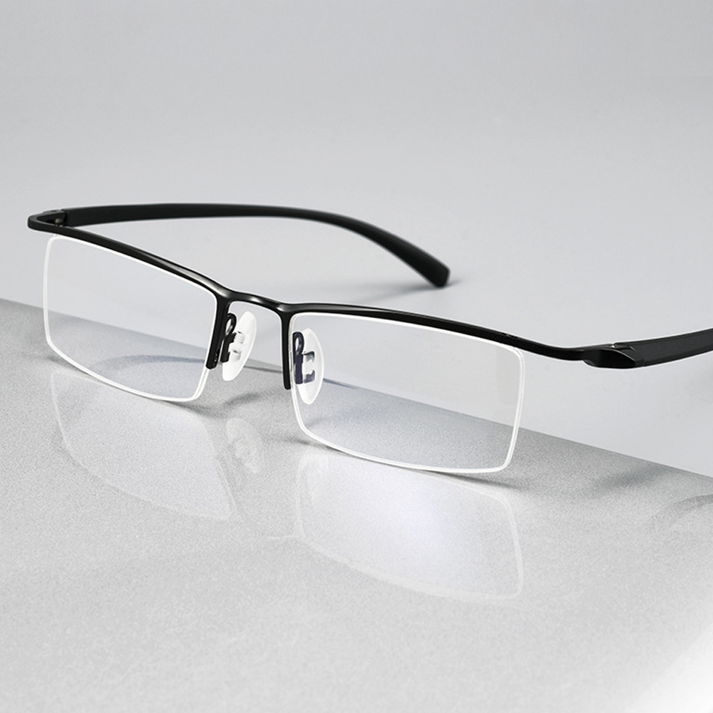 Headliner Browline Semi-Rimless Eyeglasses