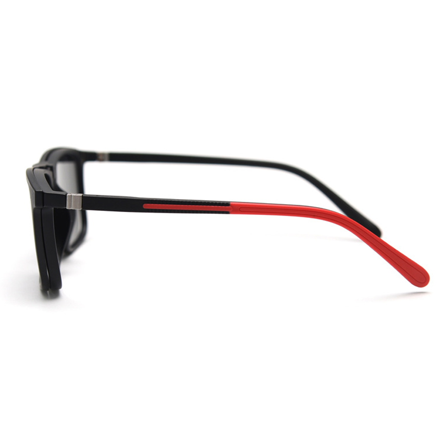 Zip Square Full-Rim Eyeglasses