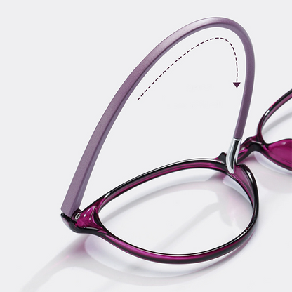 Typhon Round Full-Rim Reading Eyeglasses