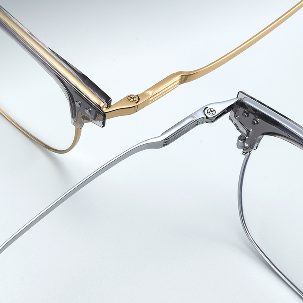 Stance Browline Semi-Rimless Eyeglasses