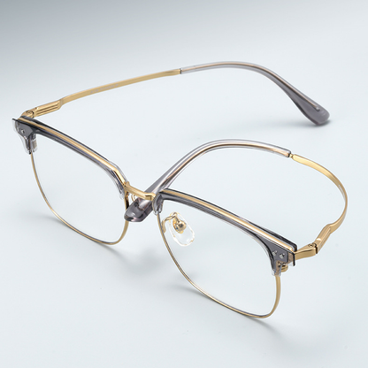 Stance Browline Semi-Rimless Eyeglasses