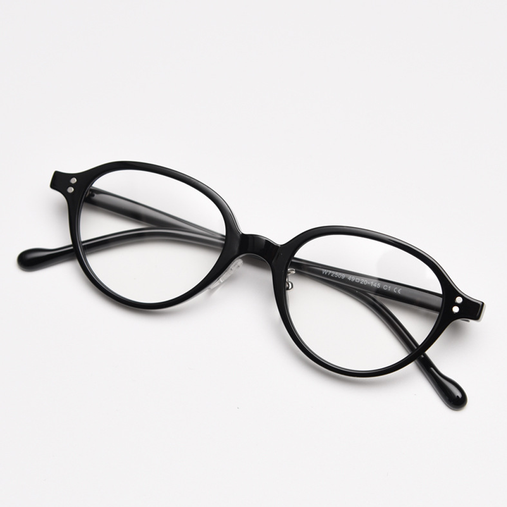 Amity Oval Full-Rim Eyeglasses