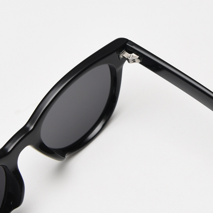 Wayfarer Round Full-Rim Polarized Sunglasses