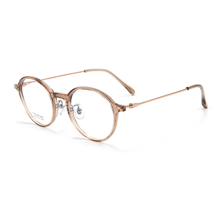 Affections Round Full-Rim Eyeglasses