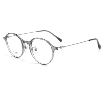 Affections Round Full-Rim Eyeglasses
