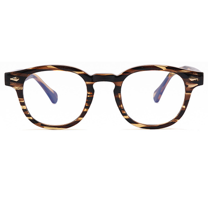 Coexist Round Semi-Rimless Eyeglasses