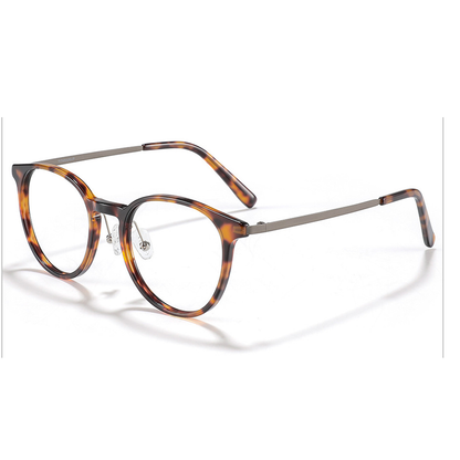 Attitude Round Full-Rim Eyeglasses