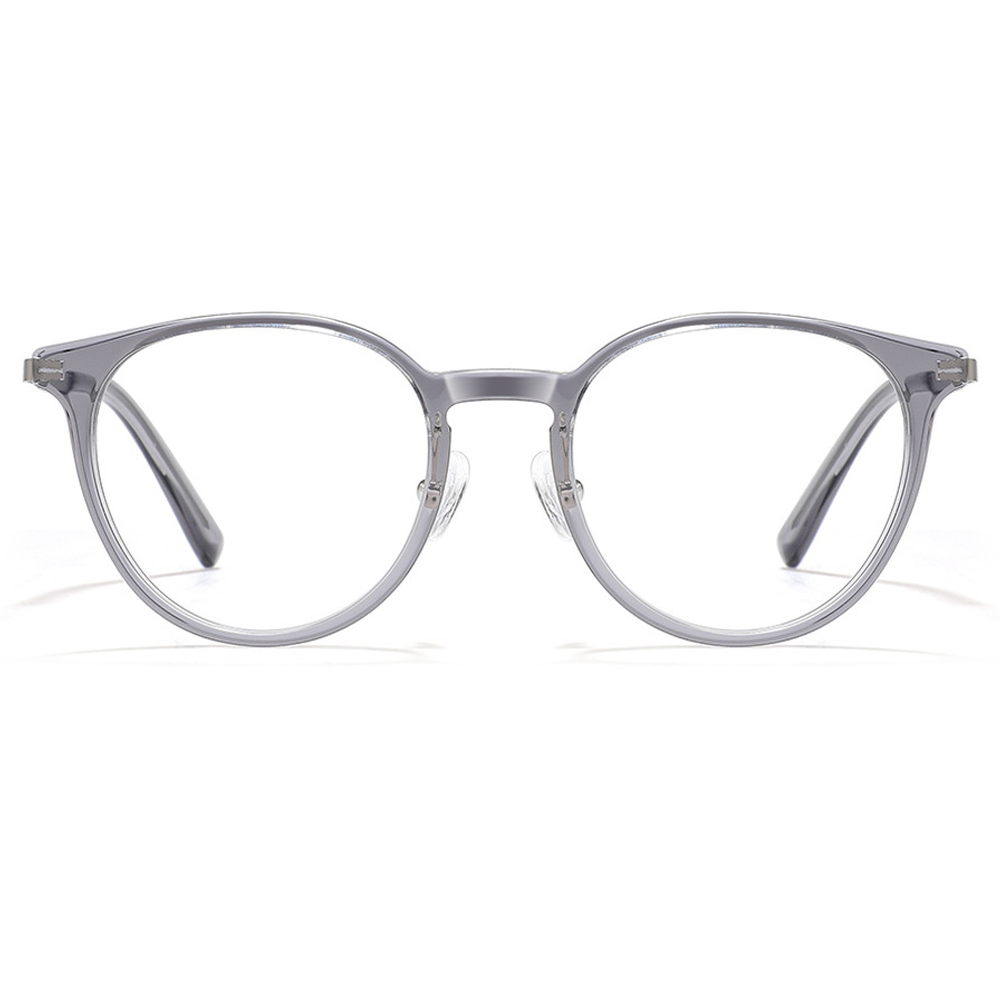 Attitude Round Full-Rim Eyeglasses