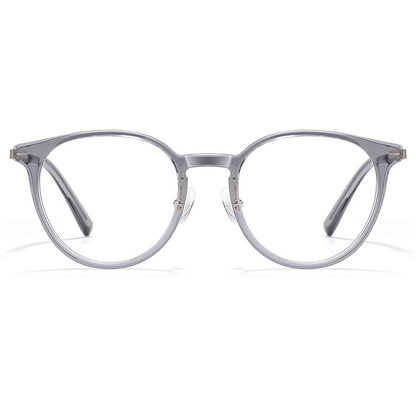 Attitude Round Full-Rim Eyeglasses