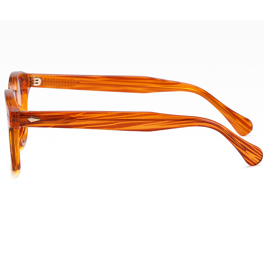 Coexist Round Semi-Rimless Eyeglasses