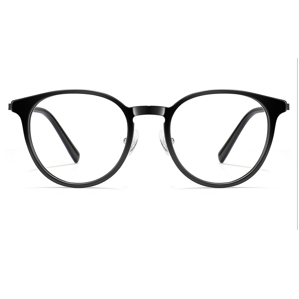 Attitude Round Full-Rim Eyeglasses
