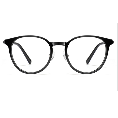 Attitude Round Full-Rim Eyeglasses