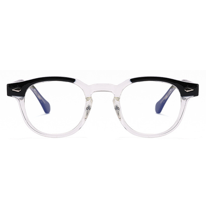 Coexist Round Semi-Rimless Eyeglasses