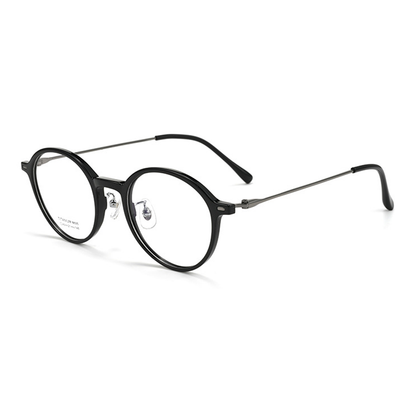 Affections Round Full-Rim Eyeglasses