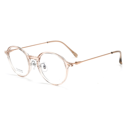 Affections Round Full-Rim Eyeglasses