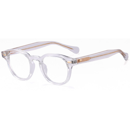 Coexist Round Semi-Rimless Eyeglasses