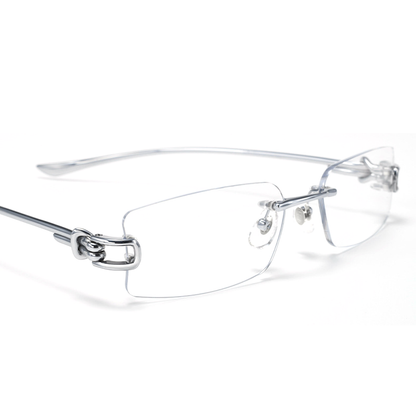 Algorithm Rectangle Rimless Eyeglasses