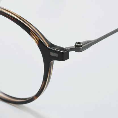 Affections Round Full-Rim Eyeglasses